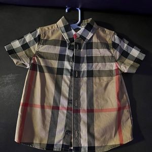 Baby Boy Burberry Button Up